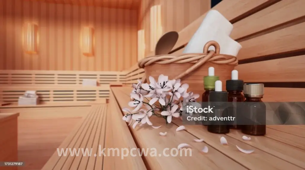 现代桑拿房内部